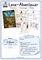 Vorschau - Arbeitsblätter - Aventra: Kostenloses Leseabenteuer für die 3. Klasse - Deckblatt