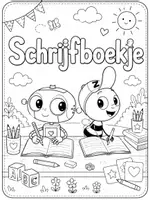 Voorbeeld - schrijfboekje - ik pen (groep 3) - Voorblad