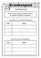 Vorschau - Arbeitsblätter - Krankenpostmappe Walklasse - Seite 3
