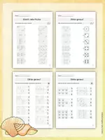 Vorschau - Arbeitsblätter - Sommerheft Vorschule Mathematik – Vorläuferfähigkeiten fördern | Kindergarten, Vorschule, Förderschule - mathematische Vorläuferfähigkeiten - Seite 3