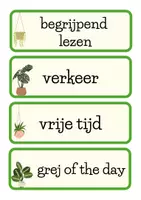 Voorbeeld - Dagritmekaarten thema planten - Pagina 2