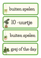 Voorbeeld - Dagritmekaarten thema planten - Pagina 3