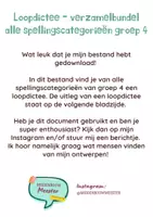 Voorbeeld - Loopdictee verzamelbundel groep 4 - Pagina 1