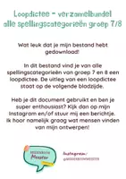 Voorbeeld - Loopdictee verzamelbundel groep 7 / 8 - Pagina 1