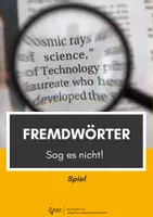 Vorschau - Spiele - Spiel Fremdwörter - Sag es nicht! - 35 Fremdwörter erraten - Deckblatt