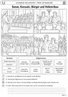 Vorschau - Arbeitsblätter - Römische Republik Lernmalbuch Klasse 5–6 - Seite 3