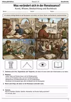 Vorschau - Arbeitsblätter - Renaissance Lernmalbuch Klasse 5–6 - Deckblatt