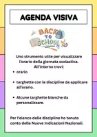 anteprima - Materiale di supporto/inclusione - AGENDA VISIVA - Pagina di copertina