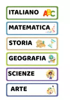 anteprima - Materiale di supporto/inclusione - AGENDA VISIVA - Pagina 1