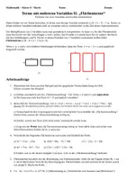 Vorschau - Unterrichtsreihen - Geometrie trifft Algebra (Terme, Flächeninhalt, Volumen, Distributivgesetz, binomische Formeln) - Seite 3