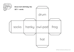 Προεπισκόπηση - Διαδραστικό υλικό - Brown Owl's Birthday Tea - RHYMING DICE GAME - Σελίδα 3