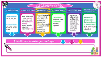 Vista previa - Hojas de trabajo - HAZ ORACIONES CON DETERMINANTES - página 3