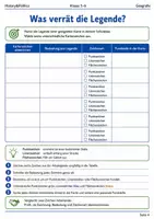 Vorschau - Arbeitsblätter - Kartenzeichen und Maßstab Arbeitsheft Klasse 5–6 - Seite 3