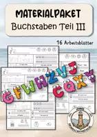 Vorschau - Arbeitsblätter - Buchstabeneinführung - Deckblatt