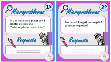 Vista previa - Hojas de trabajo - RESUELVE ESTOS MICROPROBLEMAS COOPERATIVOS. - página 2