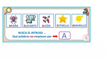 Vista previa - Hojas de trabajo - BUSCA EL INTRUSO - página 2