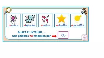 Vista previa - Hojas de trabajo - BUSCA EL INTRUSO - página 3
