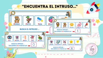 Vista previa - Hojas de trabajo - BUSCA EL INTRUSO - Portada