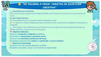 Vista previa - Hojas de trabajo - PALABRAS - página 1