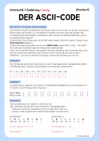 Vorschau - Arbeitsblätter - ASCII-Code & Tastatur-Übersetzung: Wie Computer Buchstaben lernen (Informatik Arbeitsblatt mit Lösungen) - Seite 2