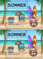 Vorschau - Arbeitsblätter - Sommer Leseheft - Seite 1
