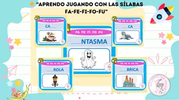 Vista previa - Hojas de trabajo - COMPLETAR PALABRAS CON FA FE FI... - Portada
