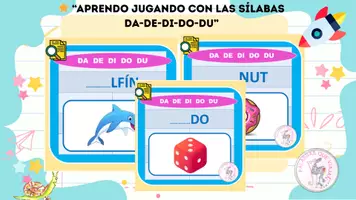Vista previa - Hojas de trabajo - COMPLETAR PALABRAS CON DA DE DI DO DU. - Portada