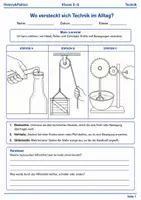 Vorschau - Arbeitsblätter - Technik im Alltag Lernmalbuch Klasse 5–6 - Deckblatt