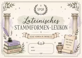 Vorschau - Arbeitsblätter - Stammformenlexikon für den Lateinunterricht - Seite 1