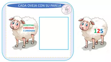 Vista previa - Hojas de trabajo - UNIDADES, DECENAS Y CENTENAS CON OVEJAS - página 2