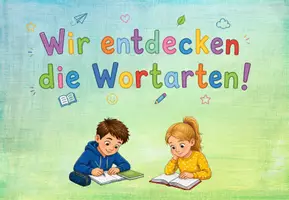 Vorschau - Präsentationen/Tafelbilder - Wortarten kennenlernen: Digitales Tafelmaterial - Seite 2