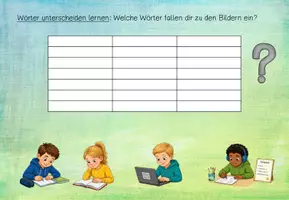 Vorschau - Präsentationen/Tafelbilder - Wortarten kennenlernen: Digitales Tafelmaterial - Seite 3