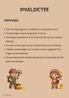 Voorbeeld - Kant en klare pixeldicteespelling2eleerjaar_ Juf Hageladie - Pagina 1