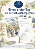 Vorschau - Arbeitsblätter - Aufgaben zum Bookletto: Nimos erster Schultag - Deckblatt