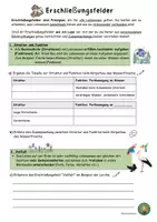 Vorschau - Arbeitsblätter - Erschließungsfelder am Beispiel Lurche / Amphibien- Biologie verstehen und entdecken - Deckblatt