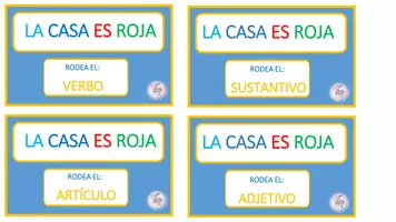 Vista previa - Hojas de trabajo - 4 CATEGORÍAS GRAMATICALES - página 2