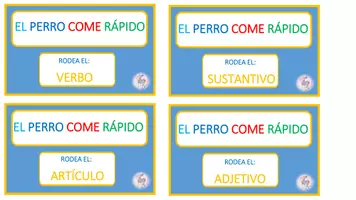 Vista previa - Hojas de trabajo - 4 CATEGORÍAS GRAMATICALES - página 3
