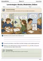 Vorschau - Arbeitsblätter - Lernstrategien Lernmalbuch Klasse 5–6 - Deckblatt