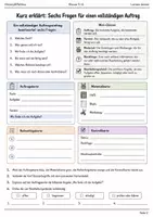 Vorschau - Arbeitsblätter - Hausaufgaben organisieren Arbeitsheft Klasse 5–6 - Seite 1