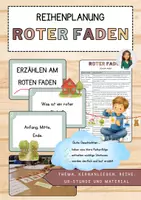 Vorschau - Stundenentwürfe - Materialpaket: Erzählen am roten Faden - Unterrichtsreihe, UB-Stunde und Material - Deckblatt