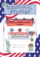 Vorschau - Arbeitsblätter - USA Landeskunde - National Symbols - Flipbook - Deckblatt