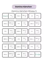 Vorschau - Spiele - Domino – Geldbeträge umrechnen | Differenziertes Mathe-Spiel Klasse 5 - Seite 2