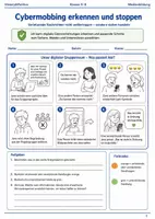 Vorschau - Arbeitsblätter - Cybermobbing stoppen Lernmalbuch Klasse 5–6 - Deckblatt