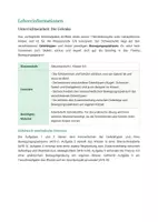 Vorschau - Stundenentwürfe - Biologie: Die Gelenke - Klasse 5/6 - Seite 1