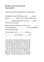Vorschau - Arbeitsblätter - Als Hitler das rosa Kaninchen stahl - Kapitel 17 Rätsel - Seite 2