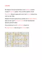 Vorschau - Arbeitsblätter - Als Hitler das rosa Kaninchen stahl - Kapitel 17 Rätsel - Seite 1
