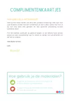 Voorbeeld - Complimentenkaartjes - Pagina 1