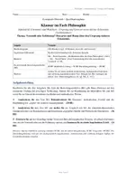 Vorschau - Arbeitsblätter - Philosophie-Klausur: Descartes & Hume – Rationalismus, Empirismus und Erkenntnis inkl. EWH - Seite 1