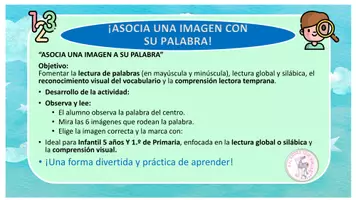 Vista previa - Hojas de trabajo - ASOCIAR IMAGEN A PALABRA - página 1