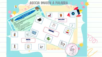 Vista previa - Hojas de trabajo - ASOCIAR IMAGEN A PALABRA - Portada